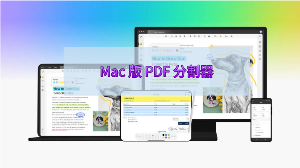 10 款最佳的 Mac 版 PDF 分割器